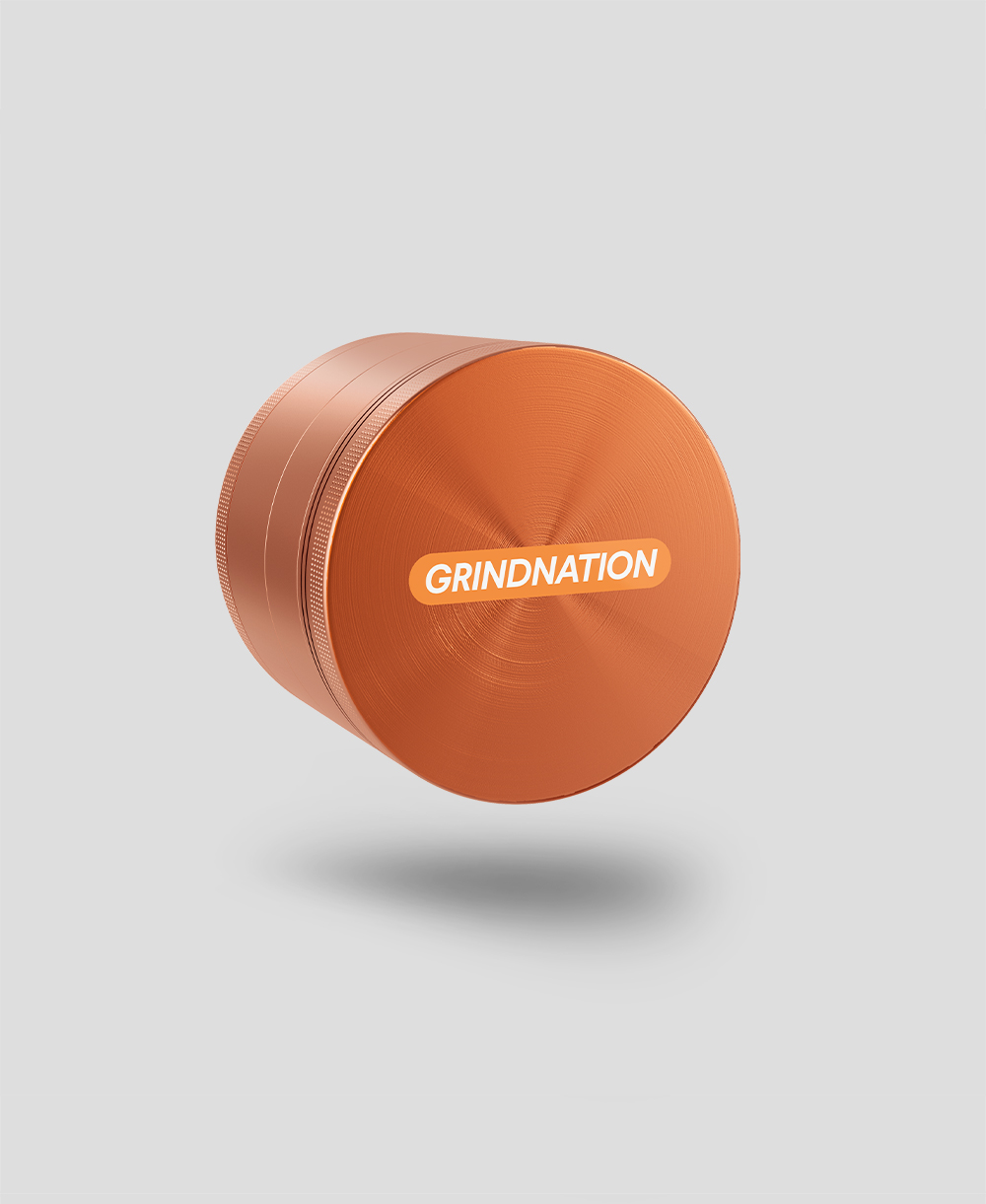 Pill Logo Grinder Orange
