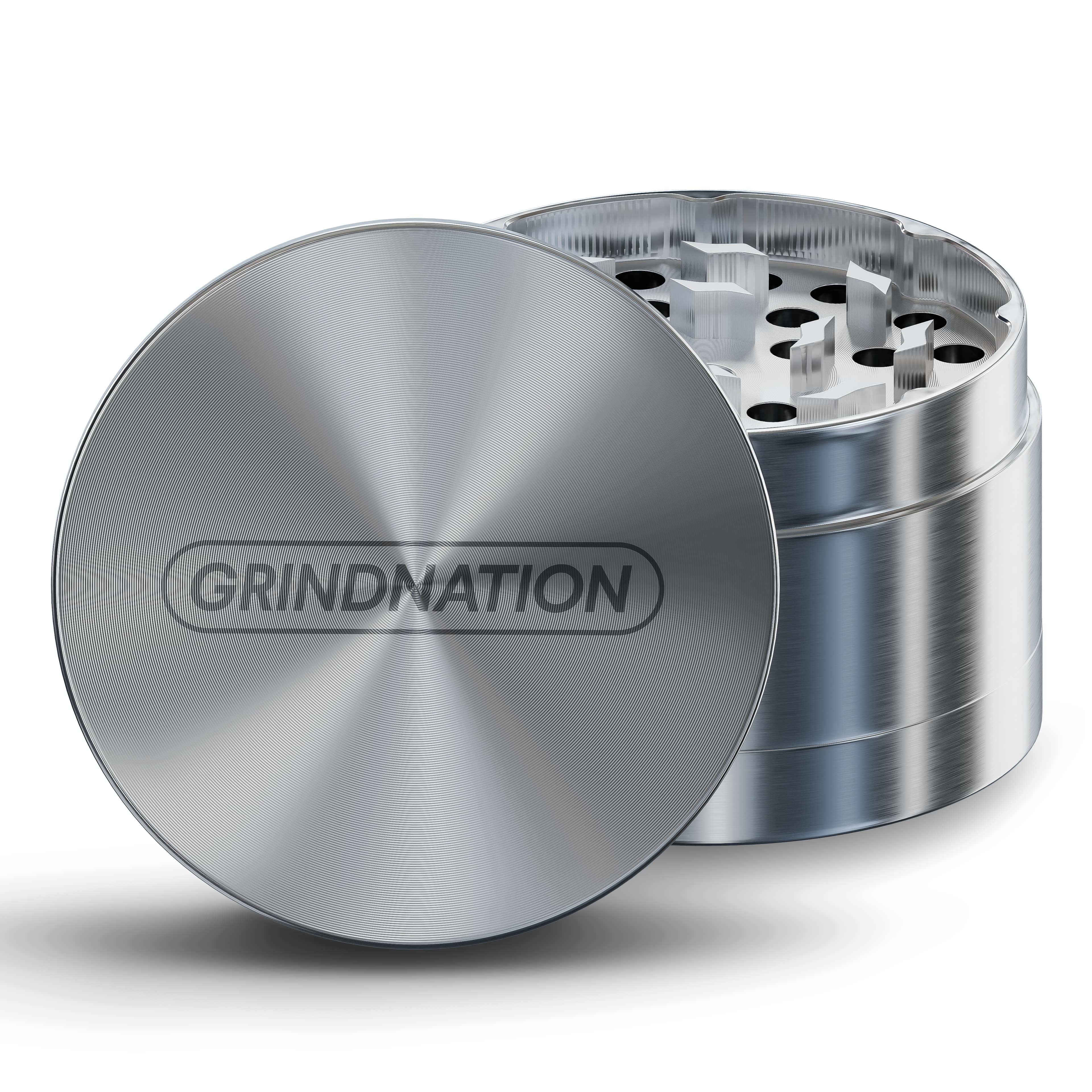 Grinder Edelstahl 4-teilig (50mm) 