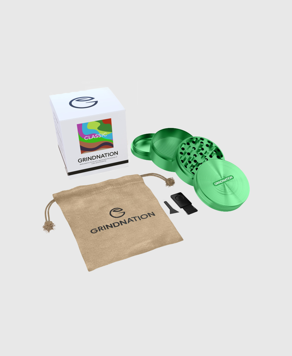 Pill Logo Grinder Grün