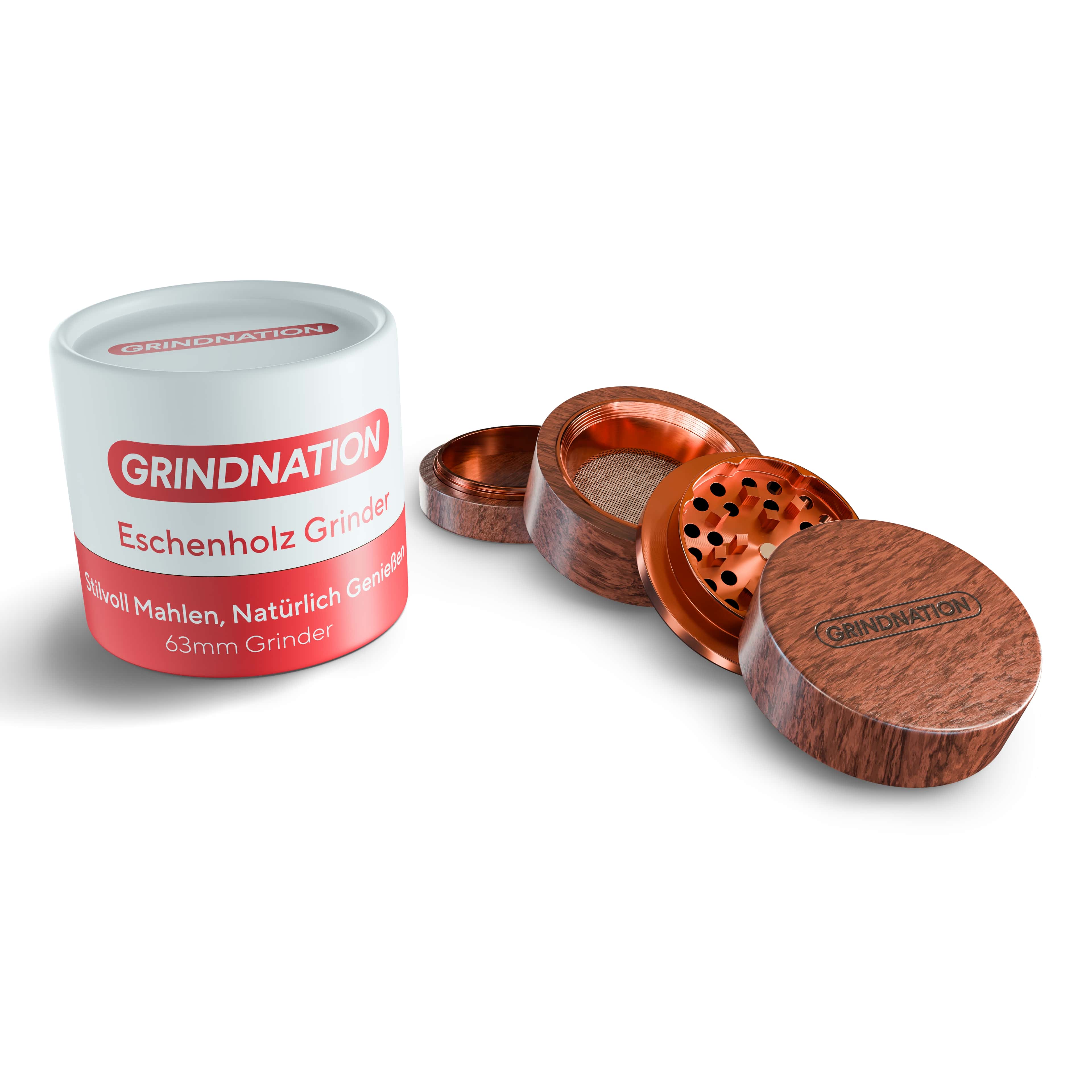 Edler Eschenholz Grinder (60mm)